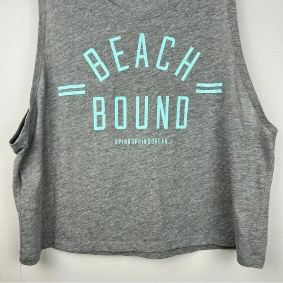 🌴 Beach Bound Grey Tank by Pink Victoria’s Secret, Size‎ Small. - Picture 2 of 5